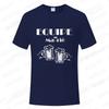 French Beer Graphic Wedding Tops Evg Team Future Groom Man Short Sleeve Tees Boyfriend Single Farewell Bachelor Party Tshirt
