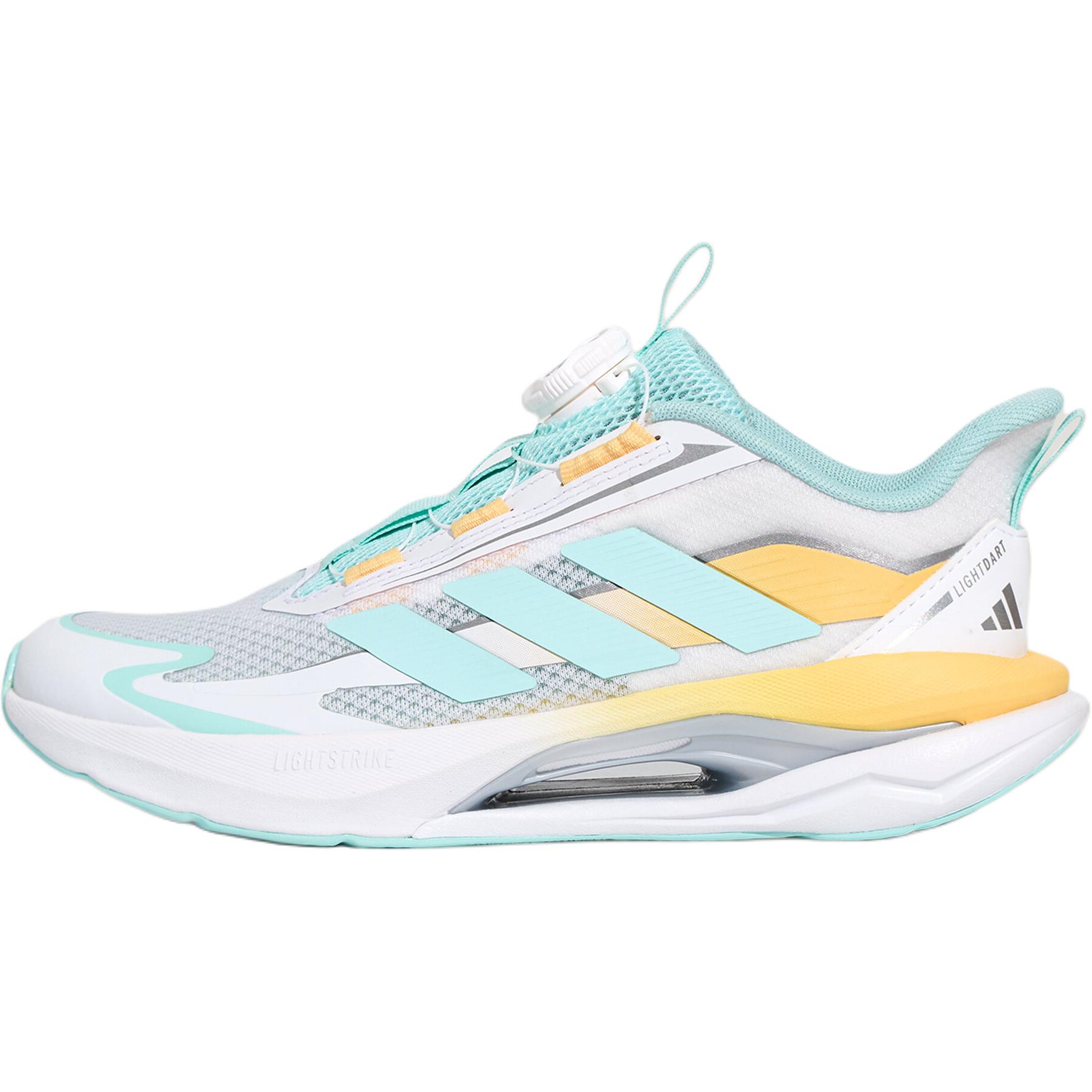 Adidas Lightdart Habu Fabric Low top Running Shoes Yellow White Blue Kids KH5655 31