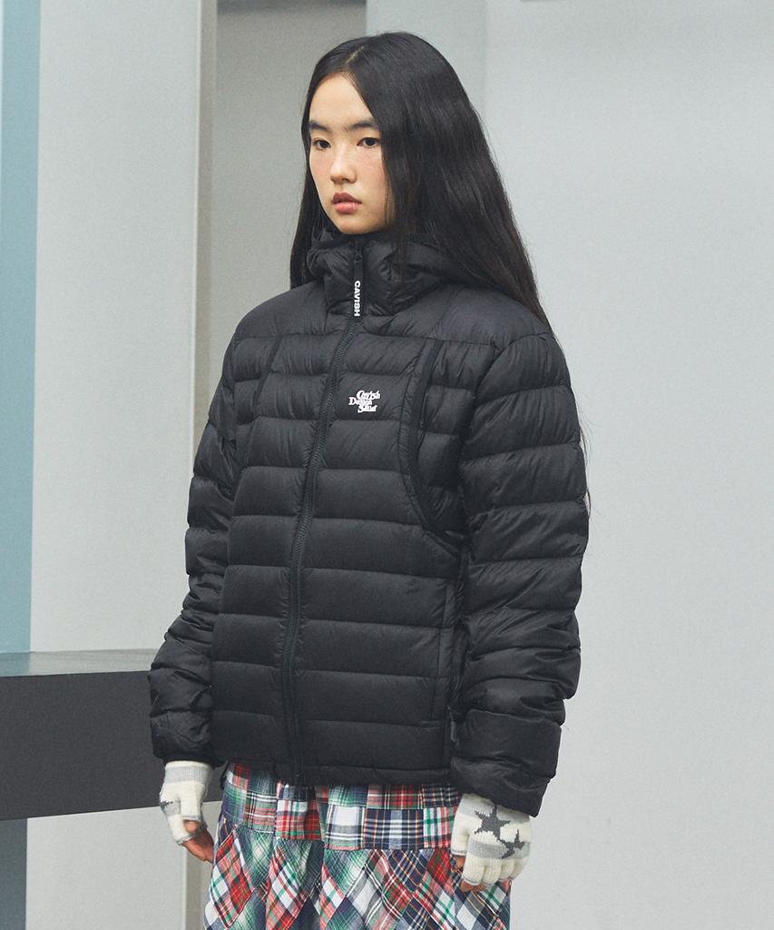 Cavish Light Weight Down Jacket Black(Cv2Ewub901A)