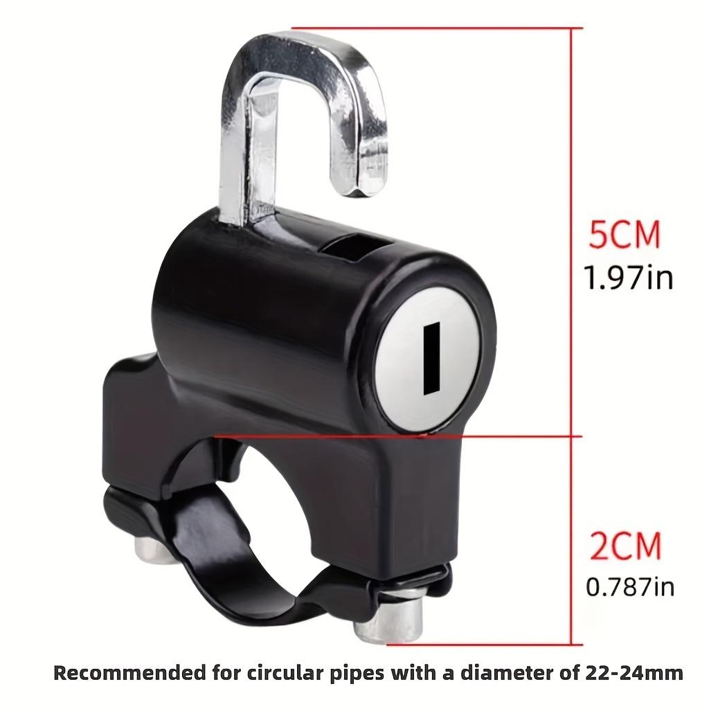 Universal Metal Motorcycle Helmet Lock, Anti-Theft Fixed Lock, Multi-Functional Electric Safety Motorcycle Accessory