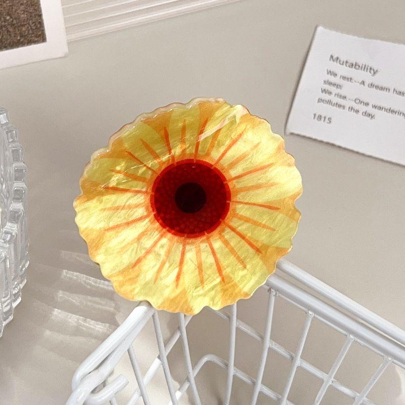 1pc Spring flowers, sunflower hair accessories, hair clips, hairpin clips, ponytail clips, half tied hair, shark clips