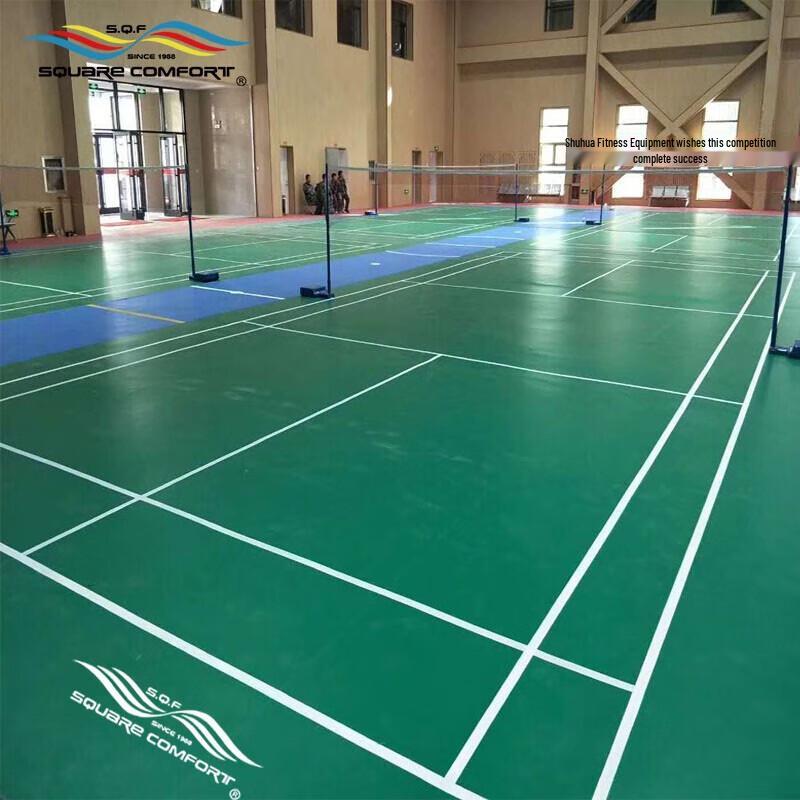 Multi-Sport PVC Flooring Mat - 3.5mm Litchi Grain