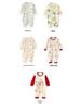 Autumn Newborn Pure Cotton Rompers: Air Conditioning Monk Clothes for Spring, Summer, and Fall