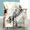 Racing Car Home Customize Your Name Home Blanketss Comfortable Soft Lightweight Multiseason Customize Your Name Home Blankets For Picnics Sofas