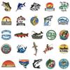 50PCS Outdoor Travel Fishing Diving Graffiti Stickers - Unique Decor for Luggage, Bikes & Skateboards AnimeWorlds Store