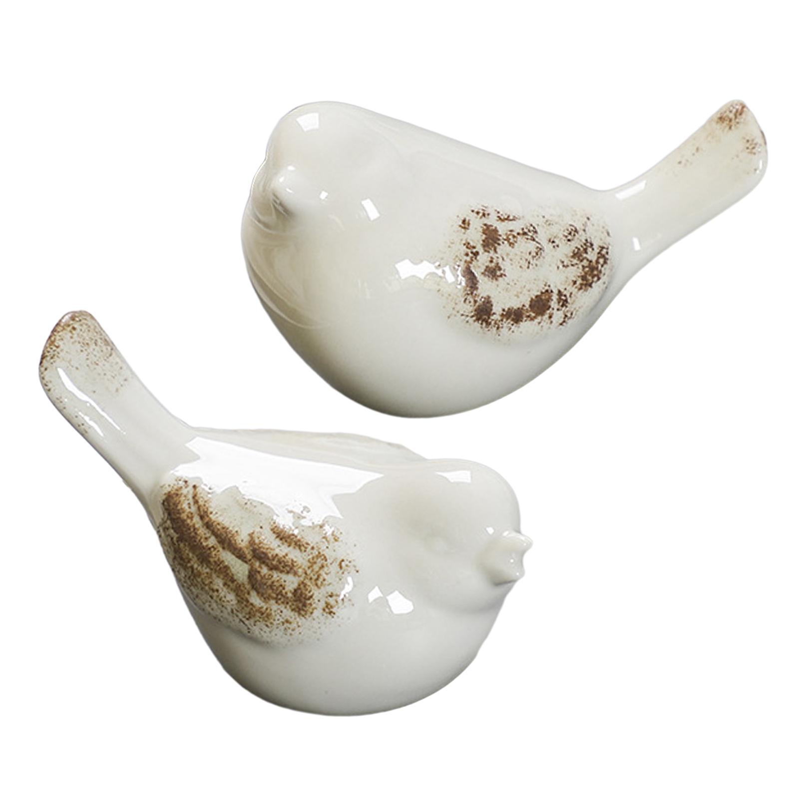 

Фигурка птицы, керамический подарок, современное фарфоровое ремесло, маленькое украшение в виде животного для офиса, садовой полки, настольного дисплея, страна 8cmx4.5cmx5cm