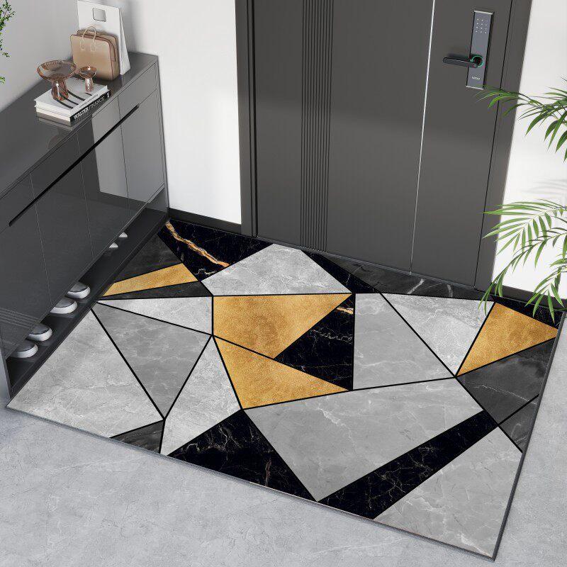 Light Luxury Door Floor Mat Entry Door Entrance Entrance Door Mat Entry NonSlip Foot Mat Crystal Velvet Floor Mat