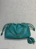 High Quality Leather Women'S Bag Donut Chain Lucky Bag Bag Drawstring Cloud Bag Underarm Bag