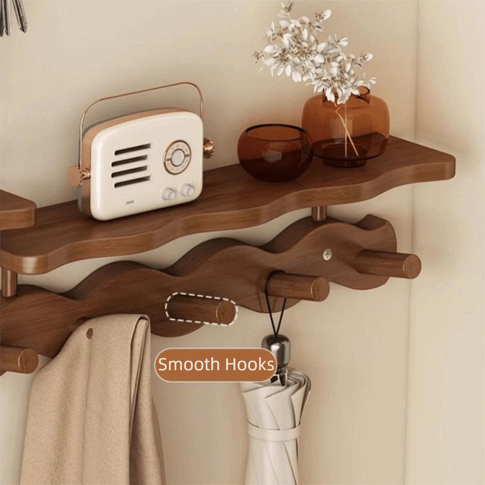 Durable Wall Mounted Storage Rack Multi-functional Simple Storage Hanger Clothes Hat Hangers Home Accessories