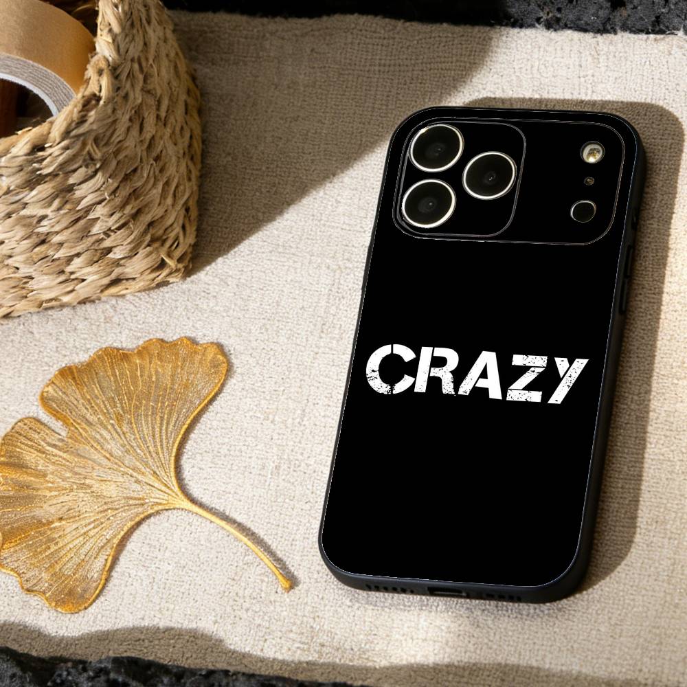 Handwritten Quote Art Phone Case For iPhone 17, 16,15,14,13,12,11 X XR Plus,Others Soft Black Cover