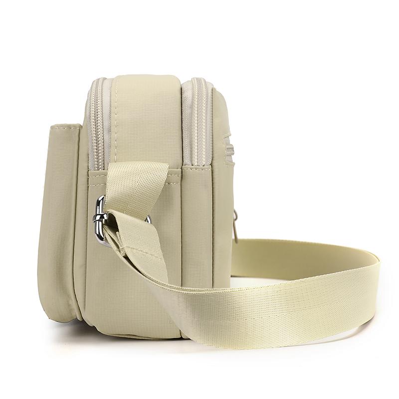 Women's Lightweight Nylon Bag Shoulder Bag Solid Color Mother Bag Crossbody Bag