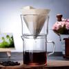 Heat-resistant Glass Coffee Pot, Double Glass Coffee Filter Cup, Drip Coffee Funnel, Hand Brew