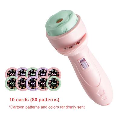 Early Education Projector Flashlight Educational Development Toy Children's Enlightenment Luminous Toy Cartoon Pattern Projector