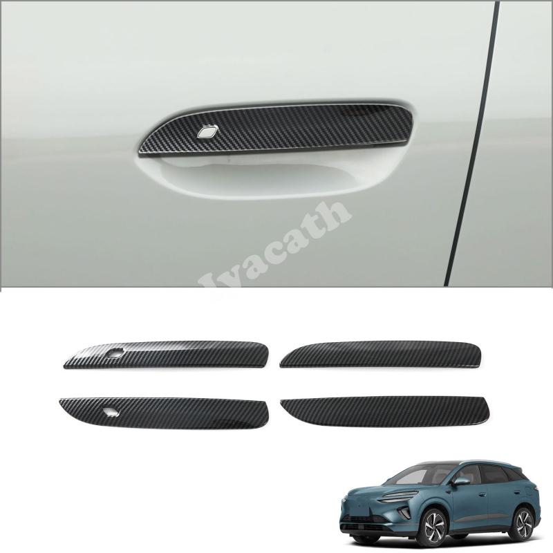 For BYD Sea lion 6 EV DM-i/sealion 06 2025 2026 Exterior Accessories ABS Carbonfiber Rearview Mirror door handle bowl cover