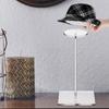 Acrylic Hat Stand Hat Display Rack Storage Hat Holder Wig Stand Transparent Pedestal Stand for Cowboy Hat Wig Toupee Hat Retail
