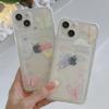 Transparent Butterfly Card Slot Phone Case for iPhone 11/13/14, XS/XR, 15.