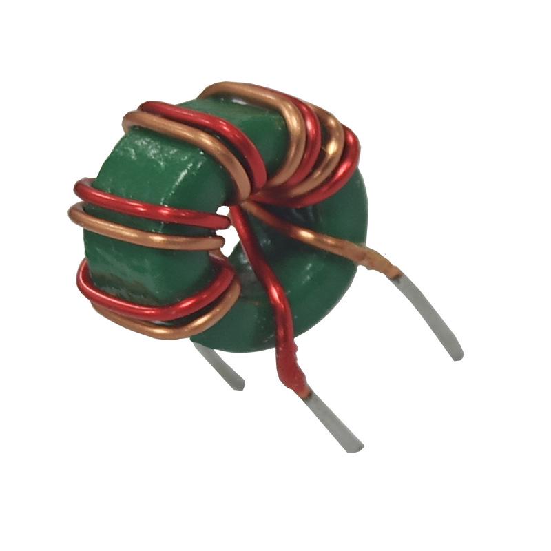Red Core Common Mode Choke Inductor T844, 0.5 Wire, 100UH/150UH, 3A Ferrite Coil