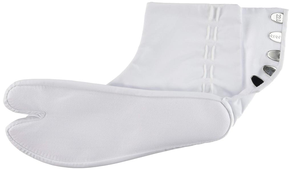 [Fukusuke] Fukusuke Tabi (Japanische Zehensocken) - Spezial-Calico, 5-Haken-Verschluss, Standardtyp, Gebleichte Baumwolle, 1 Paar, Weiß, Hergestellt in Japan,