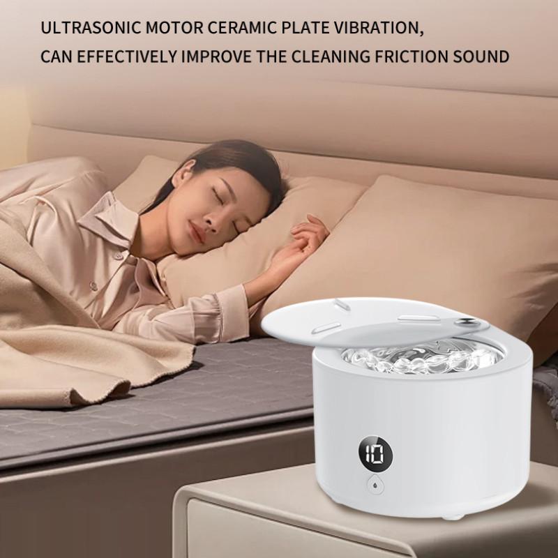 High-Frequency Ultrasonic Braces Cleaning Machine Household Denture Cleaning Box Small Invisible Retainer Cleaner