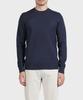 PANICALE Navy Slim Fit Viscose Blend Knit