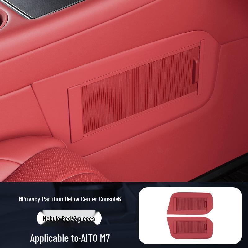 AITO M7/M8 Center Console Privacy Partition Roll-Up Storage Box for 26 Models