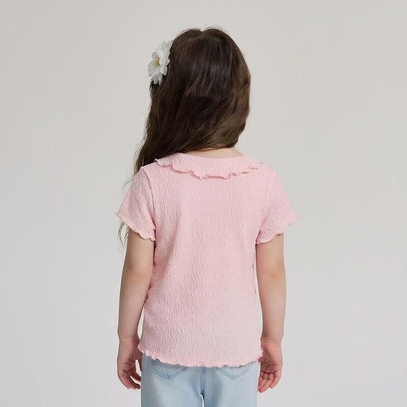 

Girls Knit Short Sleeve T-shirt 140