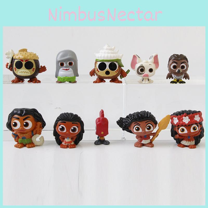 Moana Figurines Pvc Collection With Eyecatching Design For Play Display And