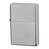 ZIPPO Flat Chrome Satin Official Import Lighter, Plain, Top, 230, Finish,