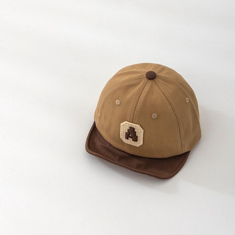 Letter Baby Baseball Cap Spring Summer Soft Brim Toddler Sun Hat Embroidered Patchwork Kids Boy Girl Peaked Caps