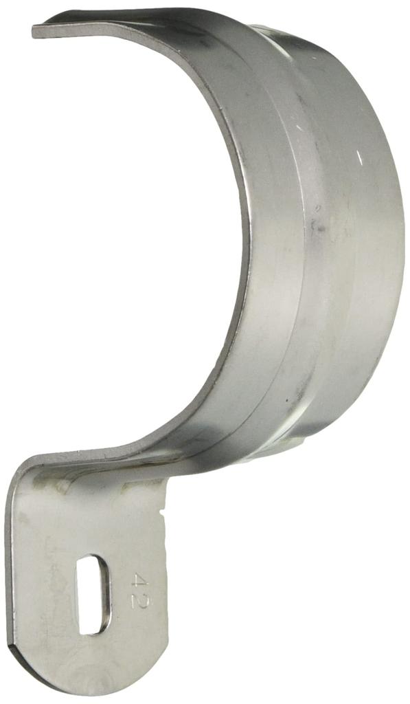 TRUSCO Pipe Support Single 48mm Bracket, Saddle, SUS, Diameter, TPS-SS42
