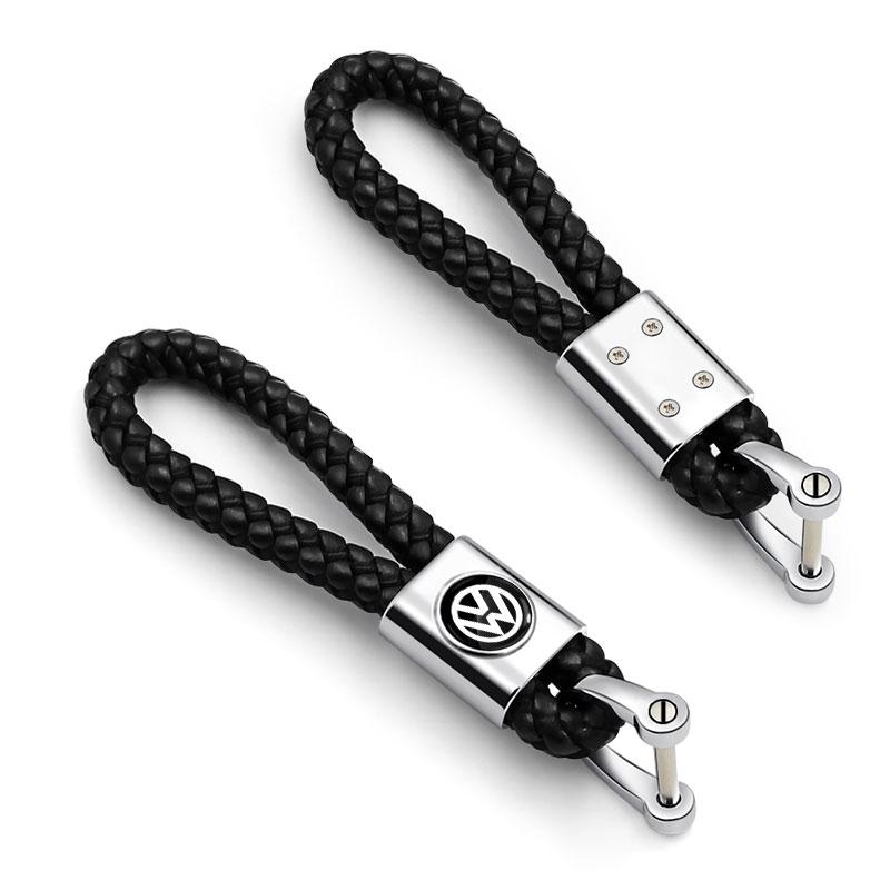 Car Key Chain Key Ring Key Lanyard Car Emblem Styling For Volkswagen Tiguan Golf-4 5 6 7 MK6 B5 B6 B7 Jetta Lavida Polo Tiguan Passat
