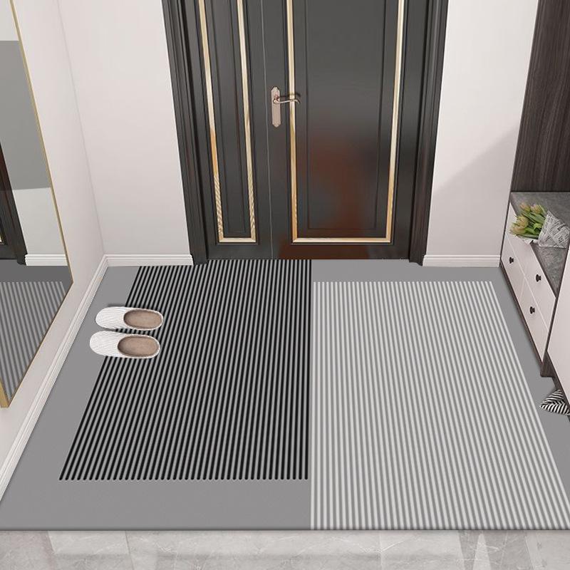 

Бытовой геометрический чистый ПВХ дверной коврик, протираемый, не стираемый, коврик для дивана и чайного столика 40*60cm