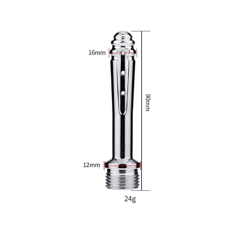MoDi Metal Protable Enema Anal Douche for Shower Metal Anal Cleaner