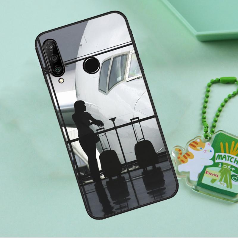 Airplane Aircraft Plane For Huawei Nova 10 9 SE 5T 12s 12i 11i Y91 Y90 Y60 Y70 Y72 Y61 P20 P40 P30 Lite P60 Pro Case