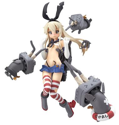 figFIX Kantai Collection Shimakaze Painted Finished Figure -KanColle- Semi-damaged Ver. Non-scale ABS&ATBC-PVC