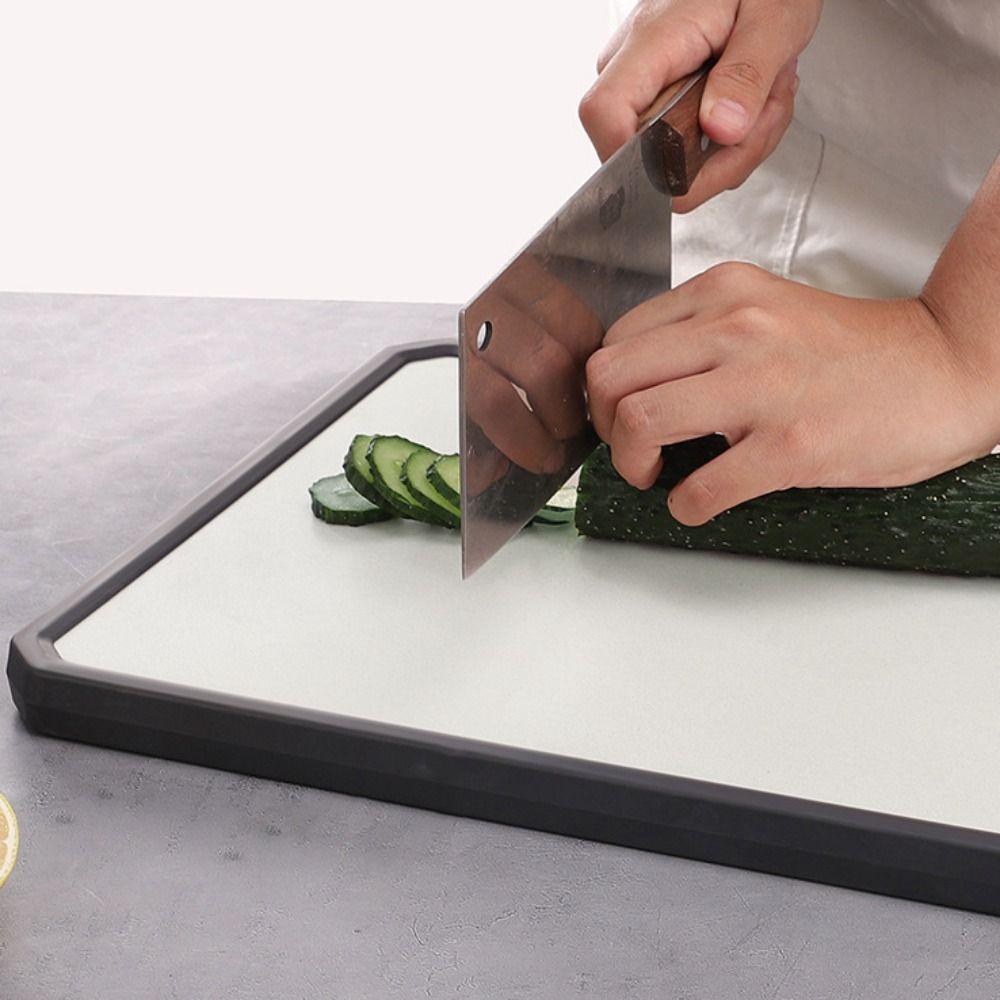 Mildew-resistant Meat Chopping Board Double Sided Use Kitchen Chopping Block  Vegetables
