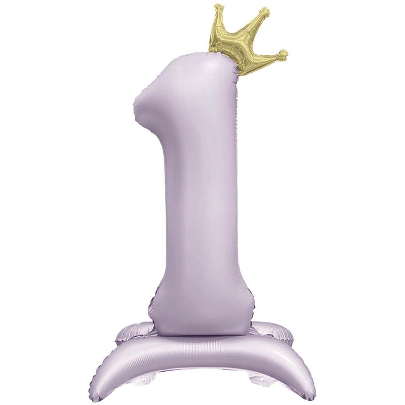 

Корона 40 дюймів, кремово-фіолетовий номер 0-9, повітряна куля з алюмінієвої фольги, день народження, весілля, річниця, макет, фонове прикраса 40INCH