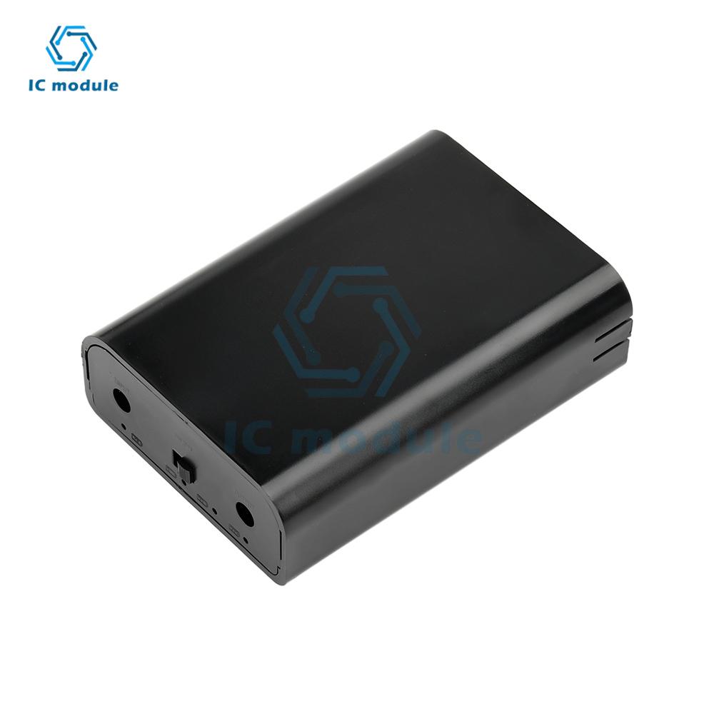 DC 12V 3x 18650 Batteries Solder-Free Tandem DIY Battery Box UPS Battery Pack for Cellphone WiFi Router LED Light