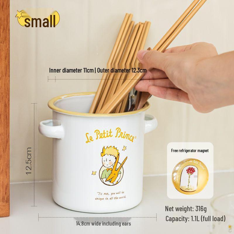 Shuke Small Enamel Chopstick Holder