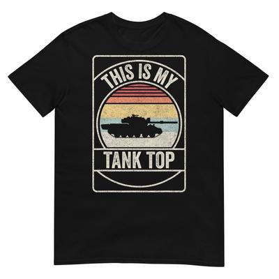 Retro Vintage M1 Abrams Tank Funny Sarcastic Military Pun TShirt