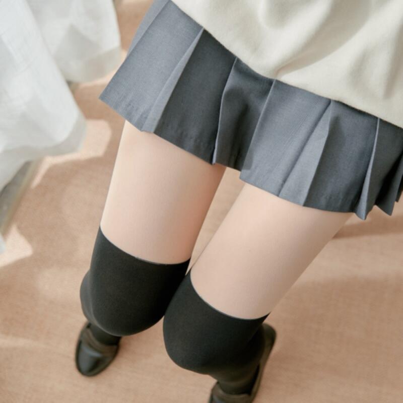 Women's Kitsch Style Fake Over Long Stockings