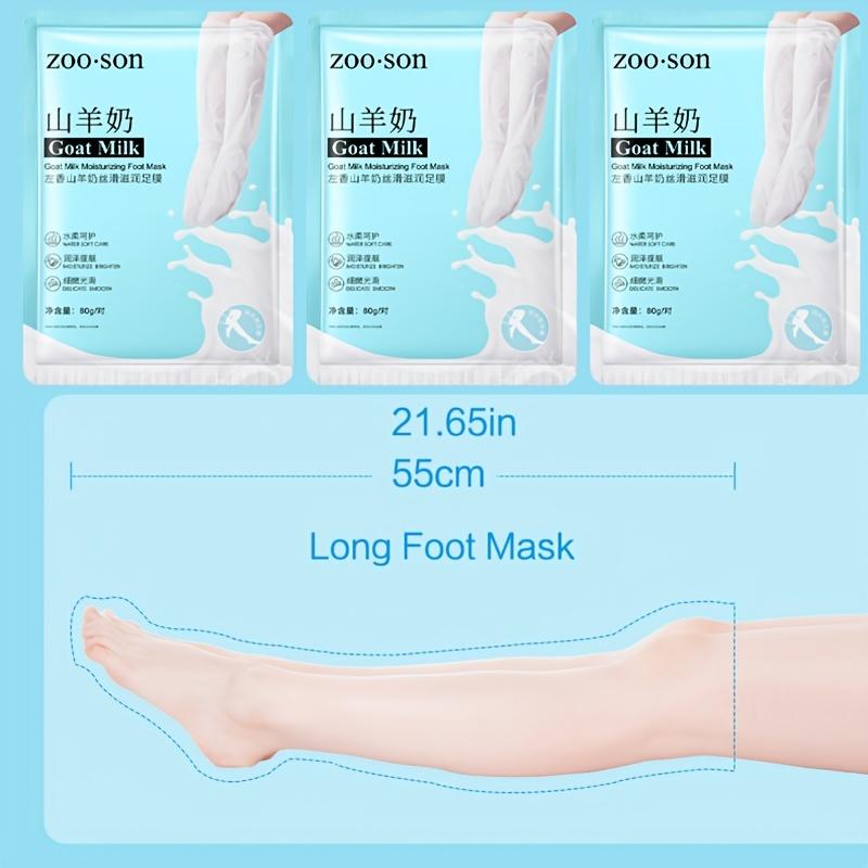 Goat Milk Moisturizing Long Hand Foot Mask Hydrating and Nourishing Skin Care Body Leg Film Improve Callus Soft Skin Care