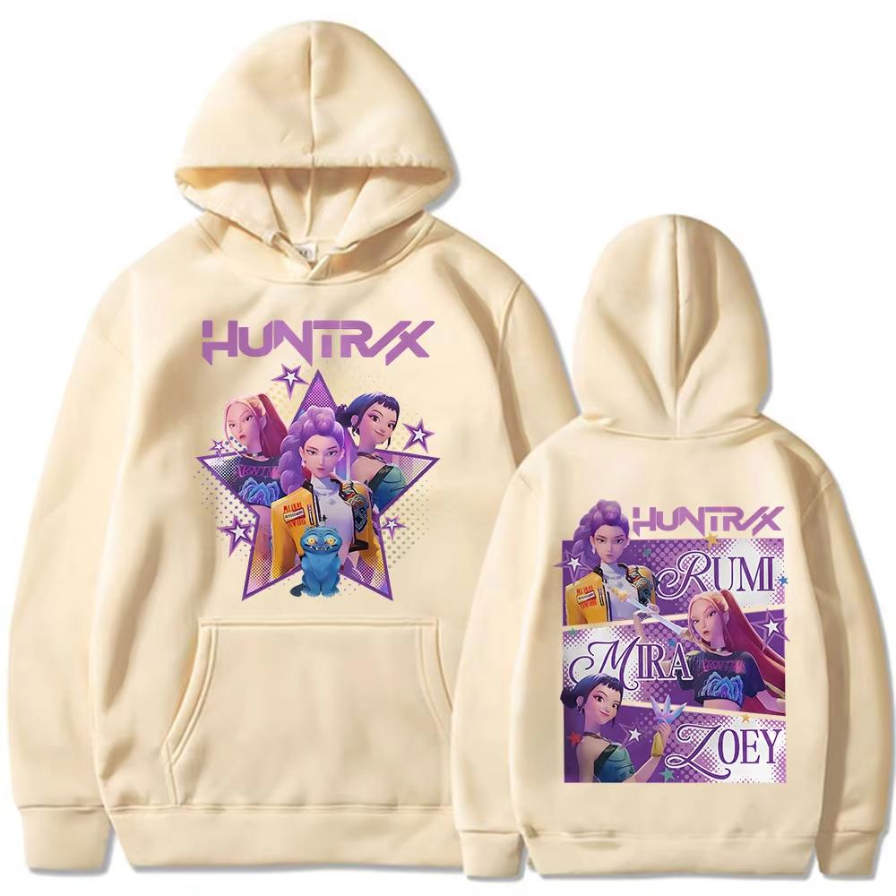 

Unisex Adule Hoodies & Sweatshirts K-Pop Demon Hunters Printing Fashion Adule Clothing Hoodies Sweatshirts XXXL хаки