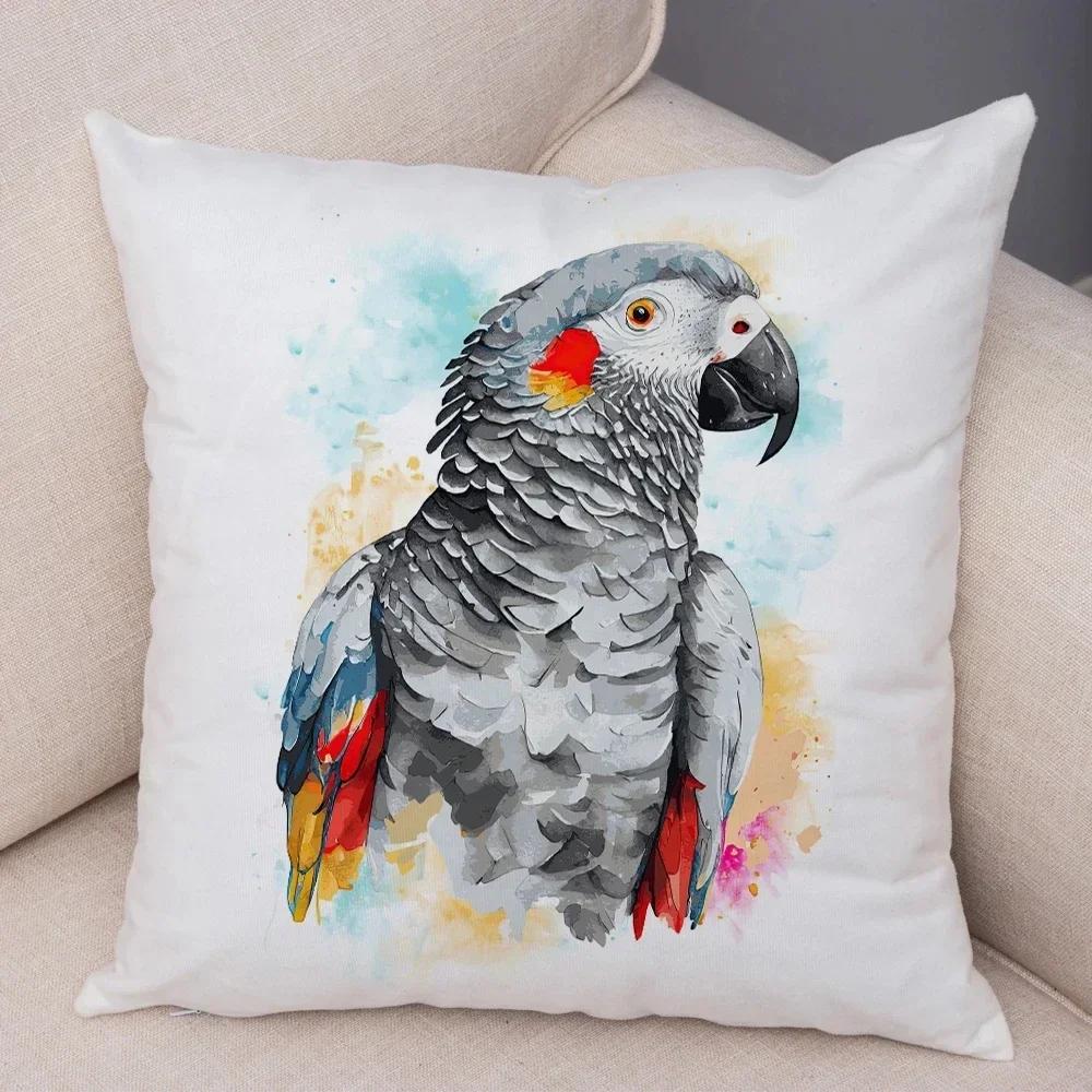 Cartoon Katze Hund Löwe Panda Vogel Kissenbezug Dekor Niedliches Tier Kissenbezug Pfirsichhaut Weiche Kissenbezüge Für Kinderzimmer Zuhause
