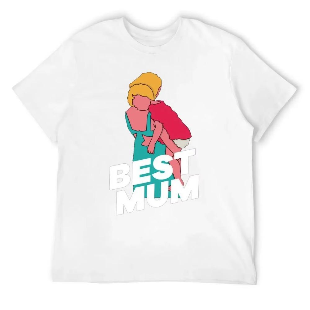 Mother's Day Happy Mother's Day Men's Classic Crewneck T-shirt Sport Top Tee Top Quality Humor Graphic Fitness USA Size