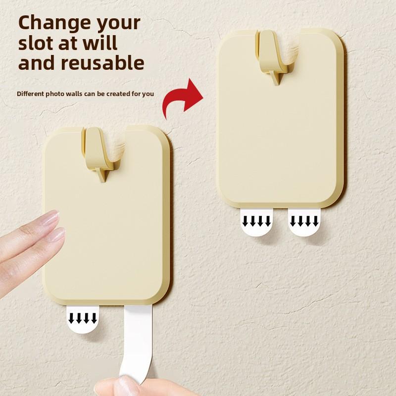 3 Stück Kein Stanzen Fotorahmen Selbstklebende Heftklammerhaken