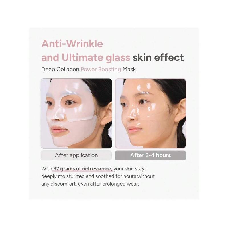 SUNGBOON EDITOR Deep Collagen Overnight Mask 37gx4ea | Original Hydrating Collagen Face Mask | Real Collagen 2,160,000PPB For Elasticity