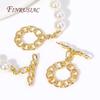 5 Types 18K Gold Plated Brass Round O Toggle Clasps, Dainty Necklace/Bracelet Connect Clasps For DIY Jewelry Making Supplies