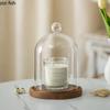 Preserved Flower Glass Cover Dust Cover Display Box Wooden Pallets Display Stand Ornament Crafts Decorative Shelves Shelf