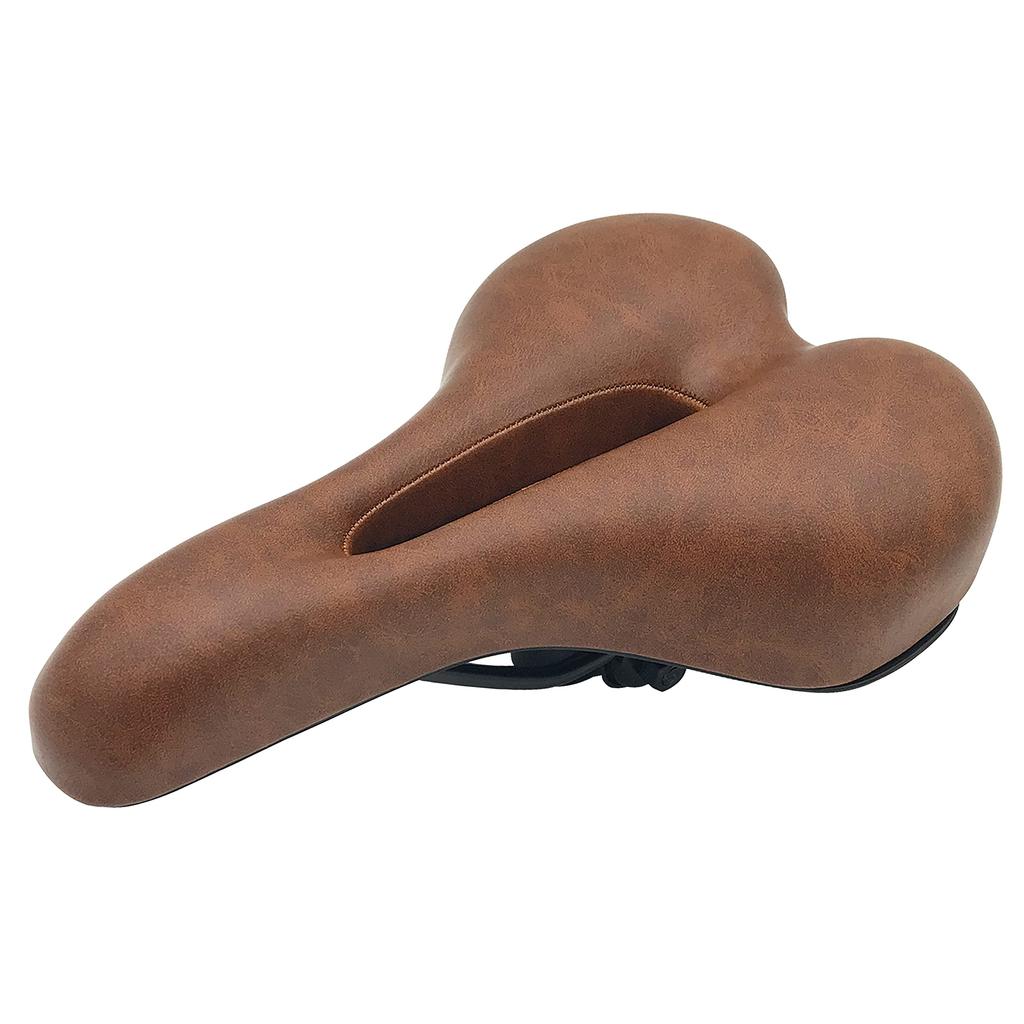 Noguchi Bicycle Sports Saddle Small [City Saddle] TTM001, Breathable, Shock-Absorbing, Brown,